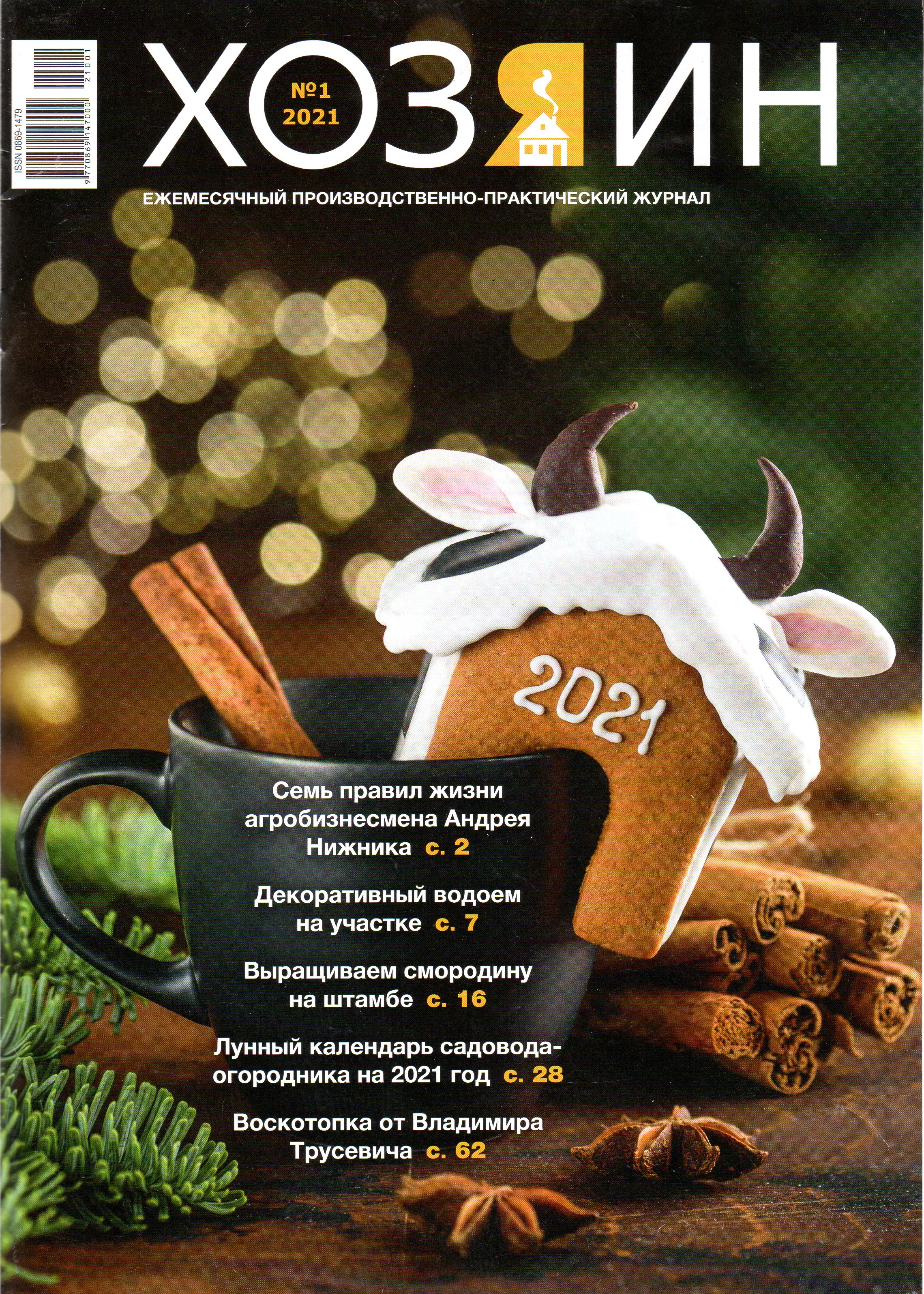 хозяин январь. сам хозяин журнал. (2020). обложка хозяева. хозяин январь.